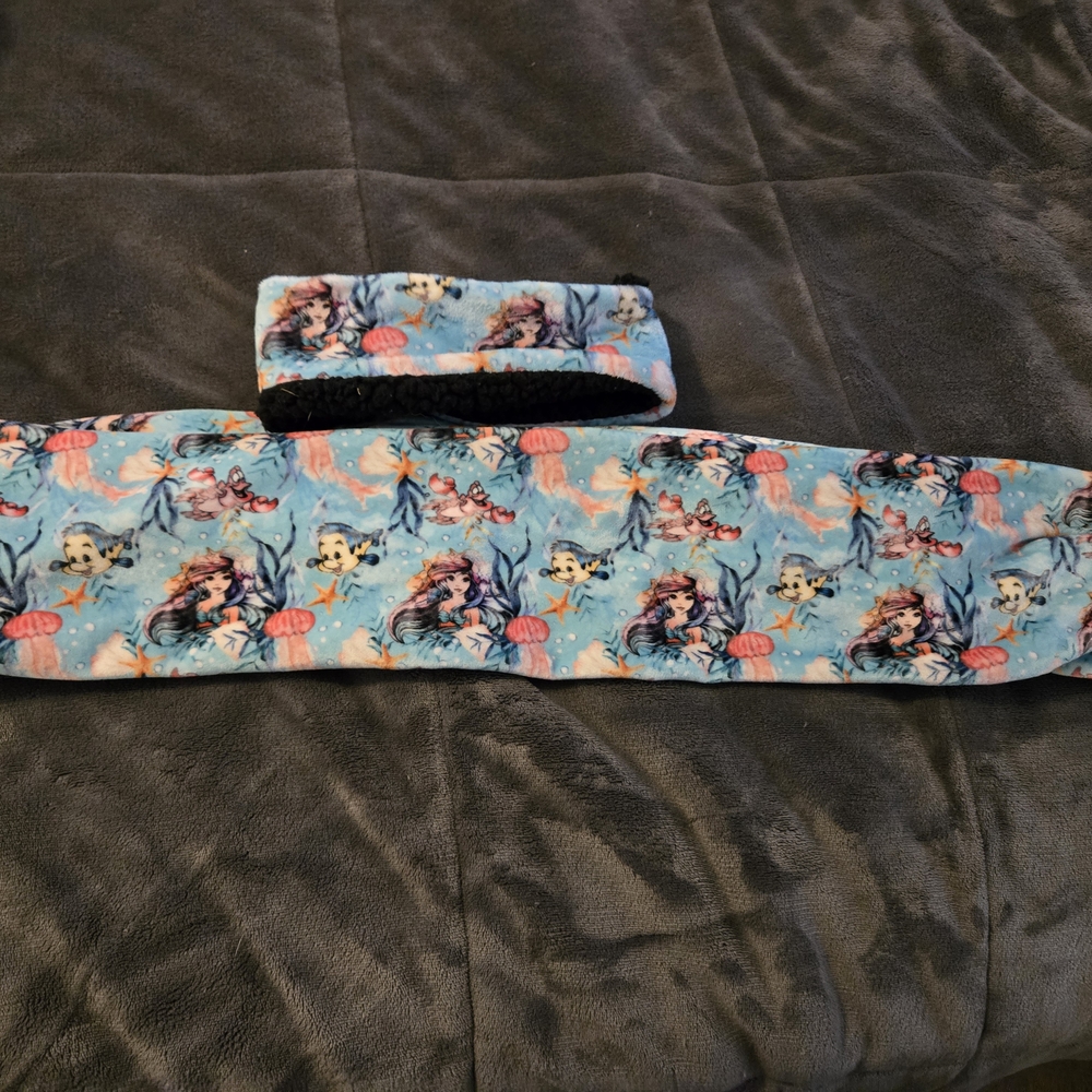 Mermaid Print  Scarf and Headband Set